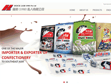 Tablet Screenshot of hocklam.com.sg